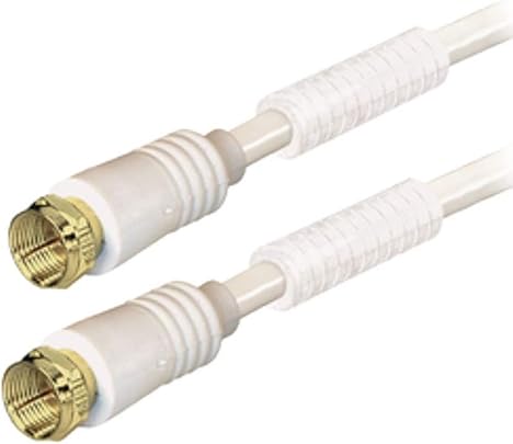 Cavo collegamento satellitare SAT-FOX HDTV spina spina cavo coassiale con filtro per corrente con anima ferrite 1 5 Cavo collegamento satellitare SAT-FOX HDTV spina spina cavo coassiale con filtro per corrente con anima ferrite 1 5