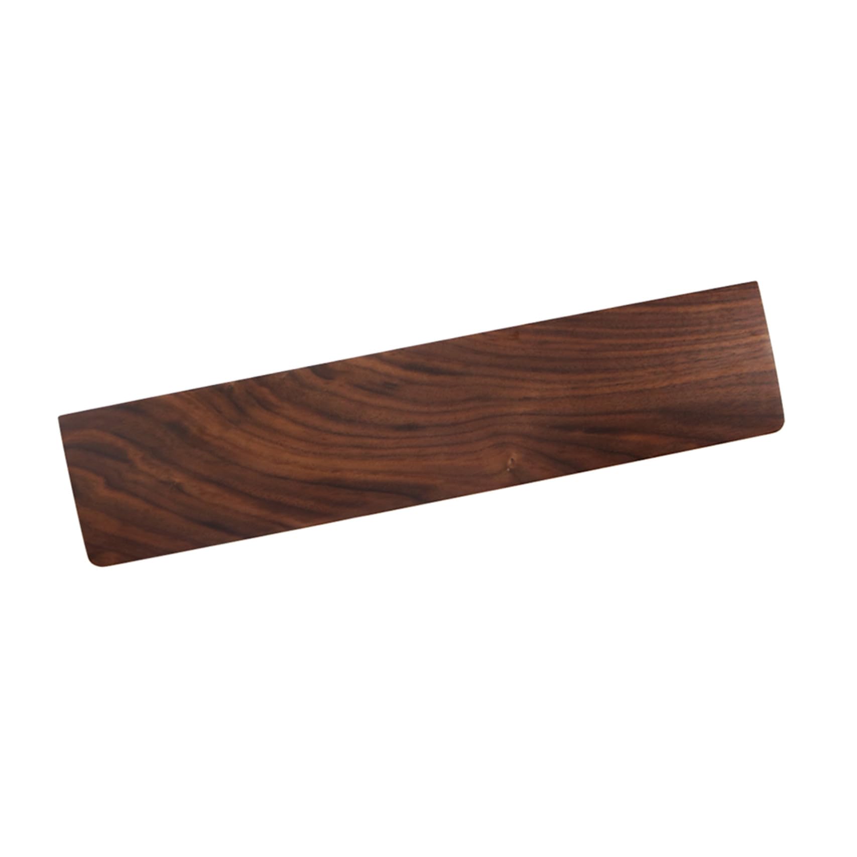 KOMBIUDA Ergonomische Handgelenkauflage aus Walnussholz und Feiner Verarbeitung 440x80mm mit Natürlicher Maserung für Komfortables Arbeiten Am Computer