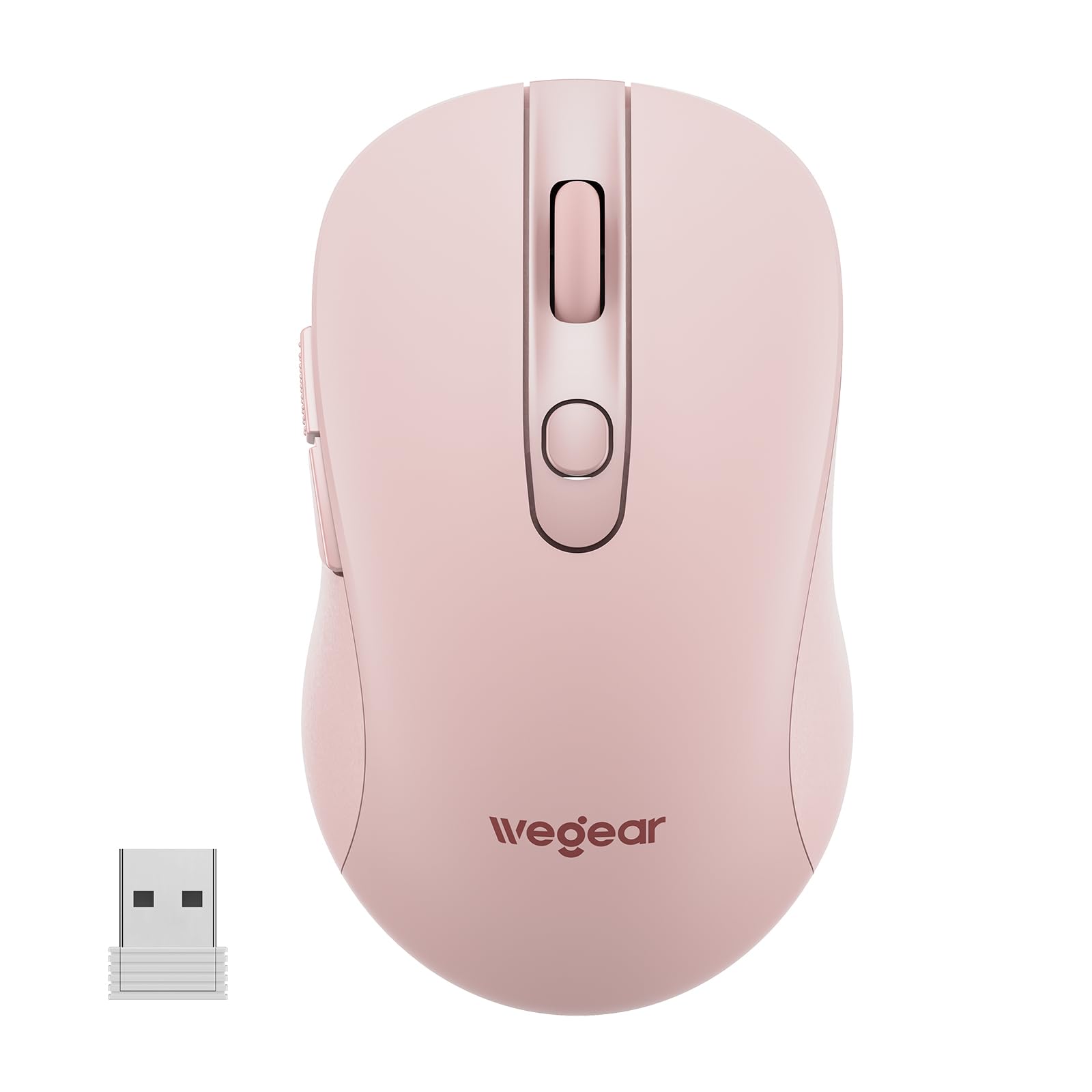 wegear USB Wireless Mouse for Laptop PC Mac, 2.4GHz Cordless Mouse with 6 Buttons