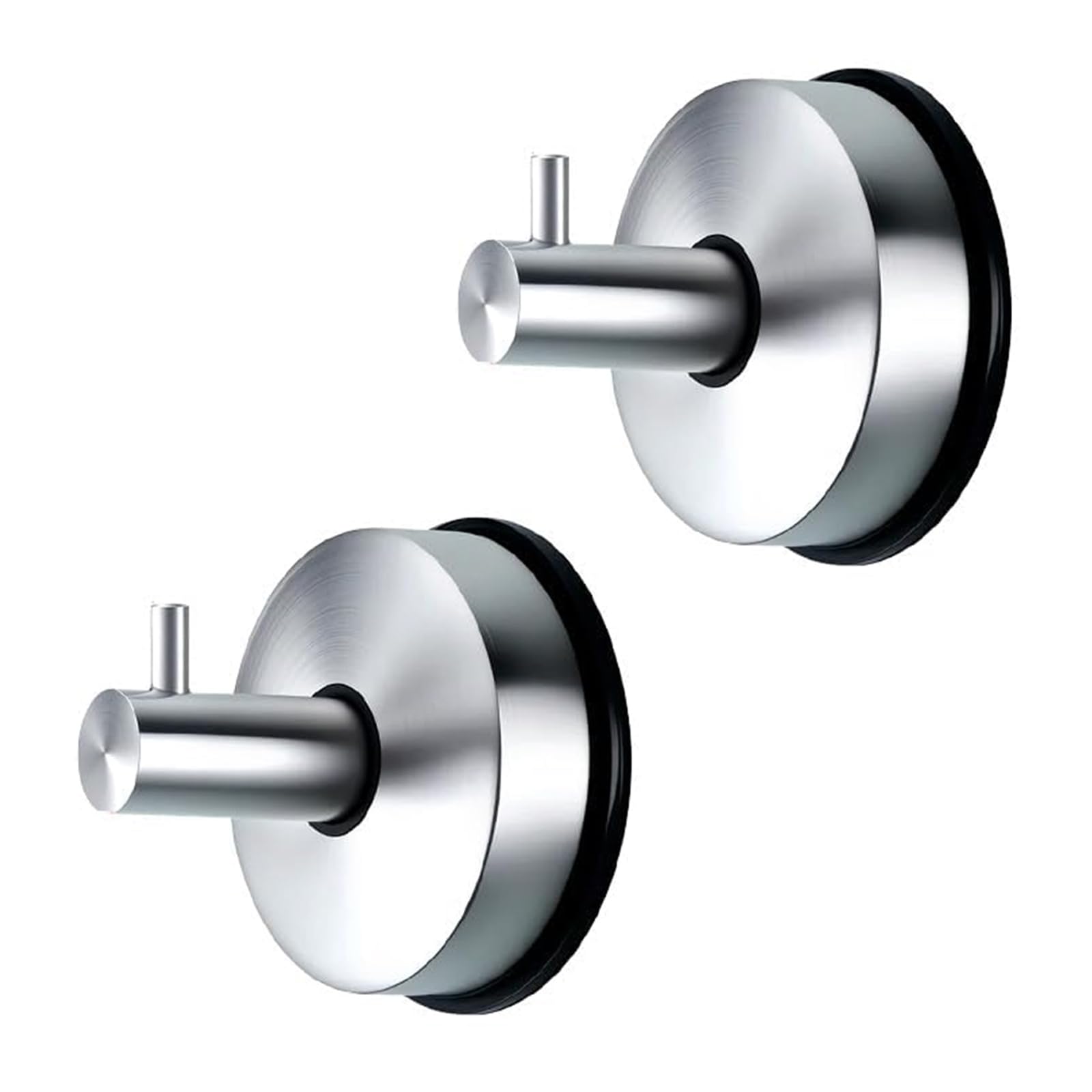 Yhplxyuus Suction Cup Hooks for Home Decoration Stainless Steel Hangers Seasonal Decoration Cabinet Organizers Stainless Steel Adhesive Hooks