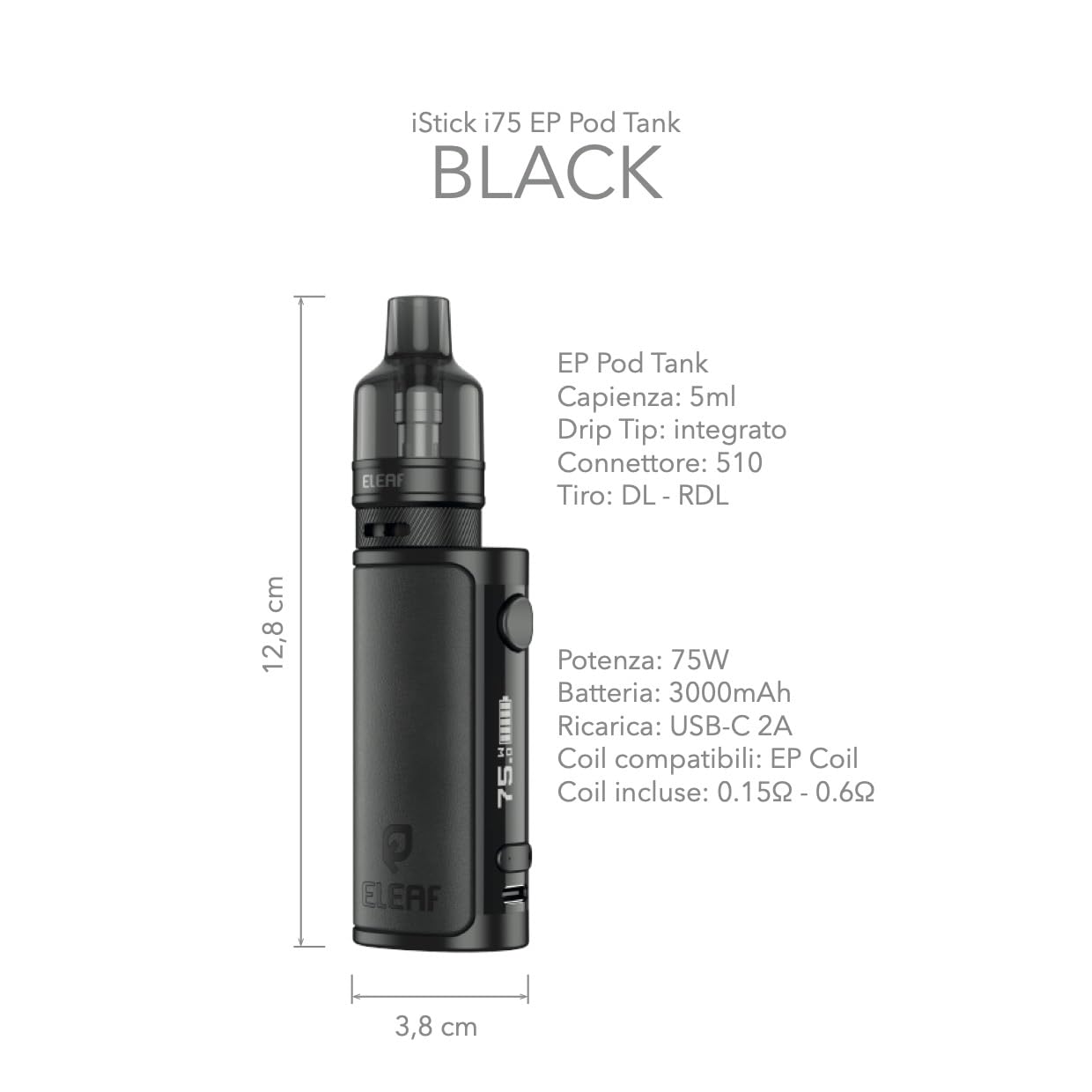 elfbar nachfüll pod läuft aus Eleaf IStick Pico Plus 75W Box Mod