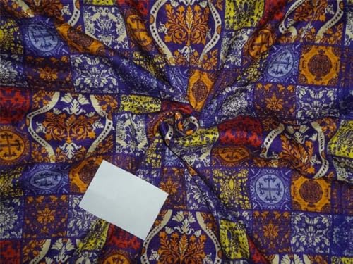 Tissu en soie Dupioni 7648 à rayures multicolores pour votre décoration créative