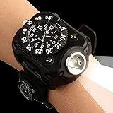 5 Leucht-Modi: Hell, gemäßigt, schwach, Stroboskop, SOS