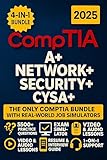 CompTIA A+, Network+, Security+ & CySA+ Exam Prep (4-in-1): The Most Complete and Powerful Guide [VIDEO & AUDIO +LABS + FULL-LENGHT TESTS + CAREER & RESUME GUIDE + 24 WEEKLY DRILLS & EXAM SIMULATOR]]