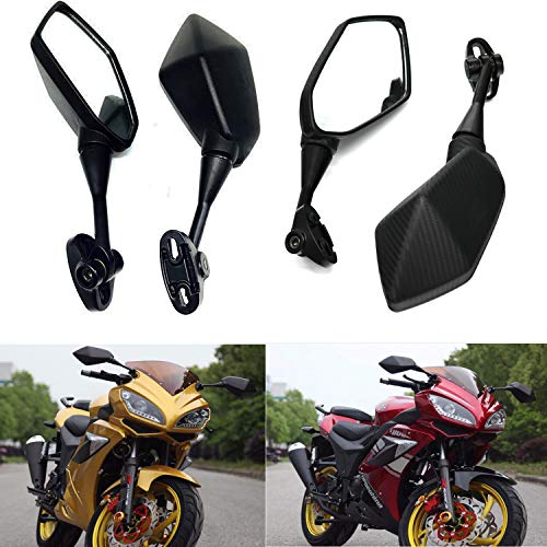Carreras de Motos Espejo Retrovisor Lateral Convexo para F4 CBR 400 CBR600...