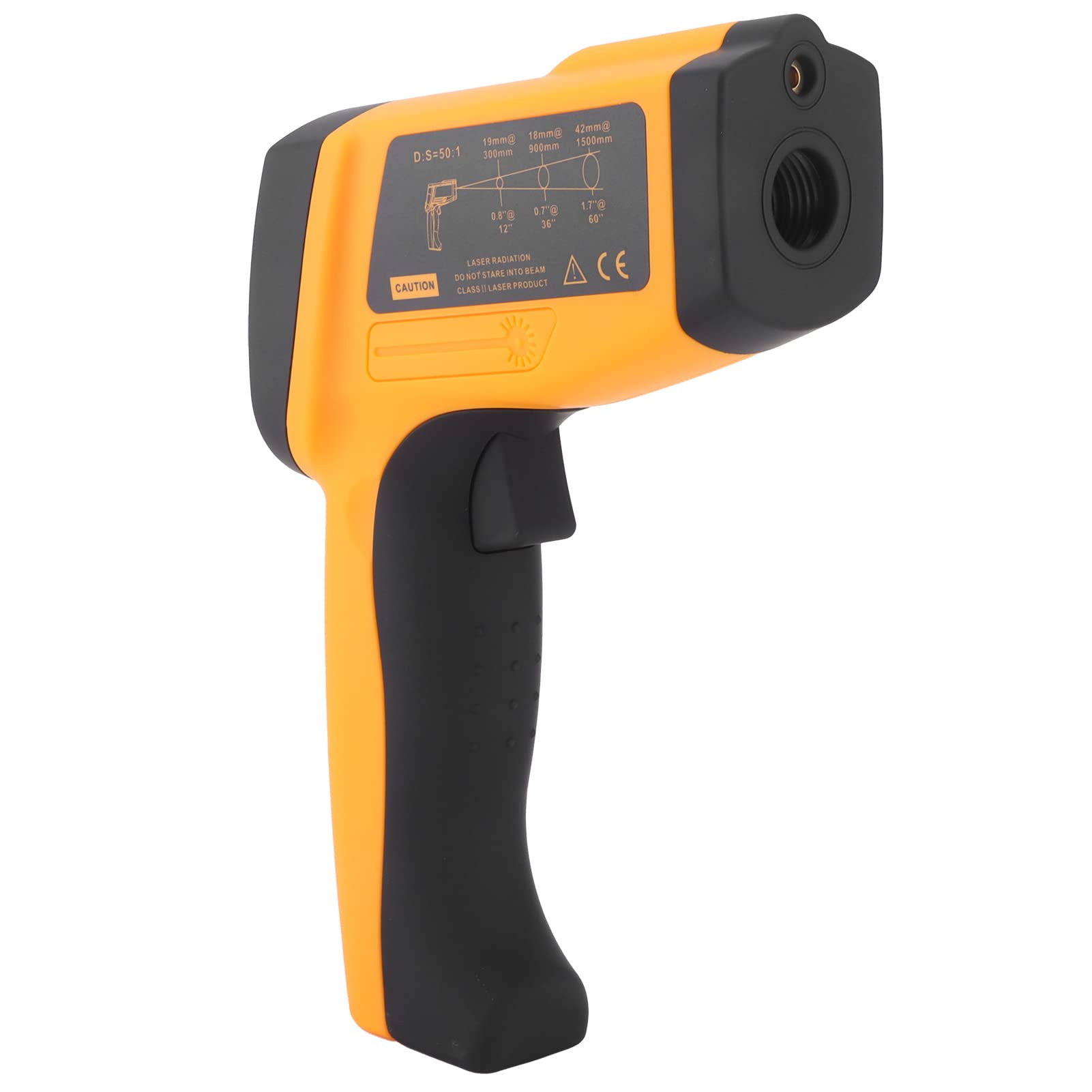 aqxreight GM1150A Infrarrojo Temperatura Digital sin Contacto con Retroiluminación LCD para Uso Industrial y Doméstico Lecturas Precisas de 22°F a 2102°F IR Portátil para Cocinar