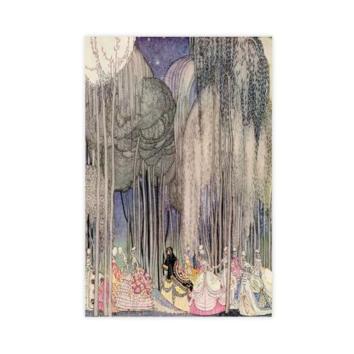 Kay Nielsen impression sur toile décoration murale salon et chambre