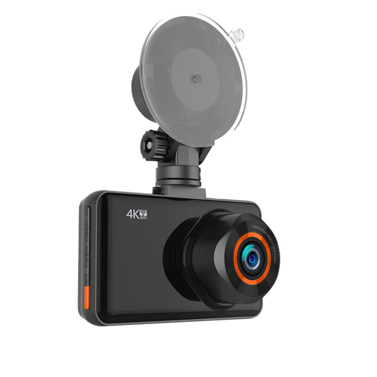 Kamera samochodowa, 2 Szt. Kamera 4K WiFi GPS Mini Wideorejestrator Samochodowy Przednia I Tylna Auto Night Vision WDR 24H Parking Czarna Skrzynka,dla samochodów