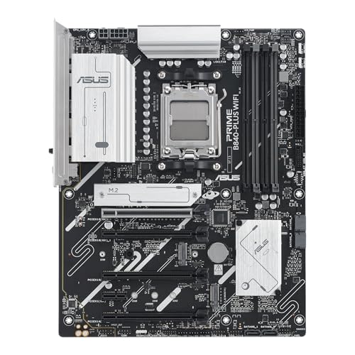 Scheda madre Prime B840-PLUS WiFi AMD AM5 B840 ATX, Advanced AI Ready, DDR5, PCIe 4.0, 3X M.2, Wi-Fi 6E, 2.5Gb LAN, DisplayPort, HDMI™, USB 10Gbps Type-A e Type-C®, BIOS Flashback™, Aura Sync RGB - Scheda madre - Immagine 6