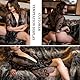 Women’s Lace Kimono Robe Babydoll Lingerie Mesh Nightgown