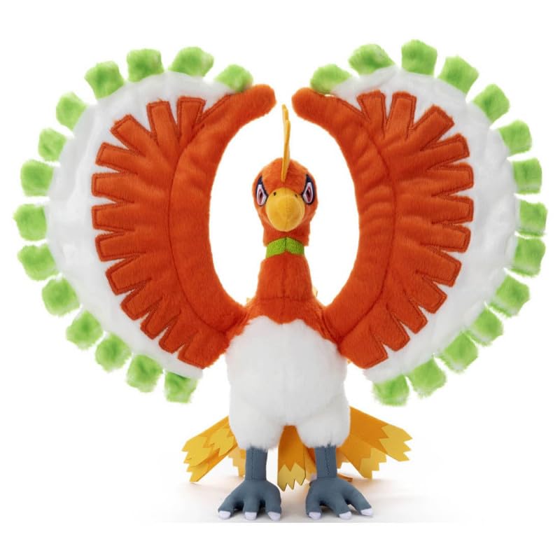 Peluche Ho-Oh #250 japonaise de collection aux finitions haut de gamme premium
