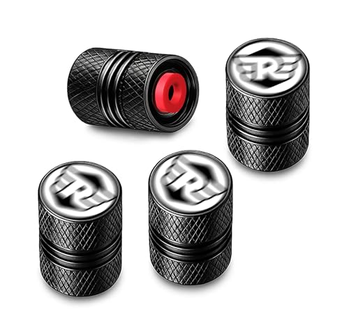 Image of Metal Tyre Valve Caps (Set of 4) | Laser Engraved | Anti-Leak O-Ring | Stylish Air Stem Covers | Universal Fit | Compatible with Ro-al En-Field Classic 350, Hunter 350, Meteor 350, Himalayan & More