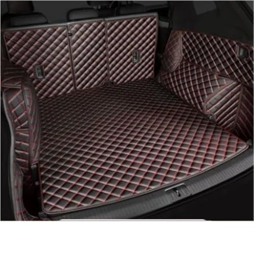 Tapis coffre voiture Tesla Model 3 2019 en cuir marron haut de gamme finition luxe