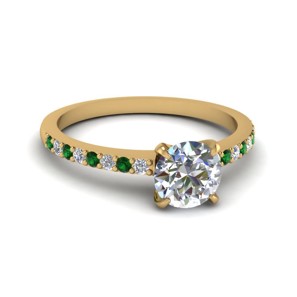 Bague de fiançailles diamant et pierre de naissance, le cadeau idéal