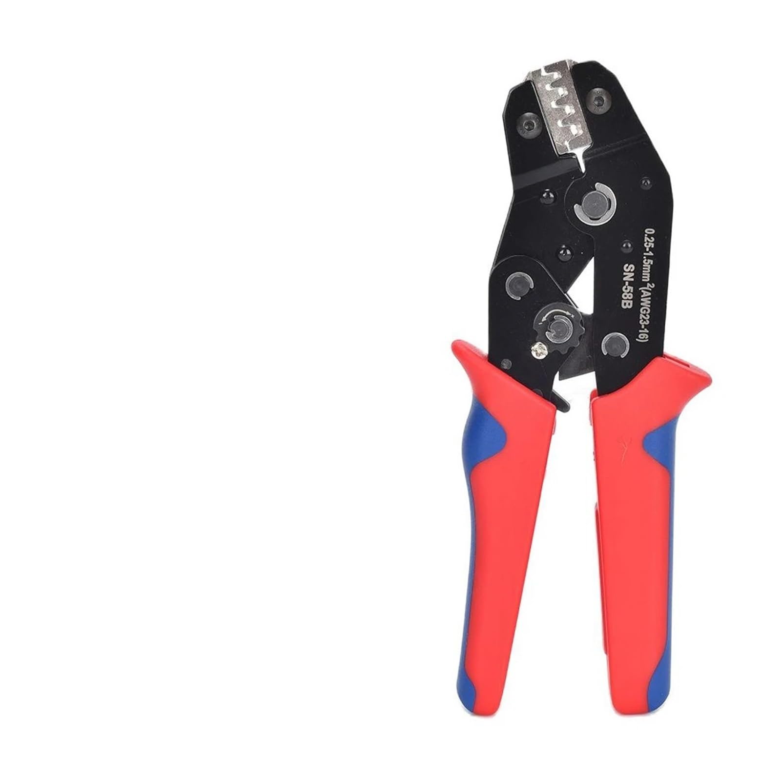Wire Terminal Crimping Tools Kit,Ratcheting Crimp Plier 500 Female Male Spade Connectors&Bullet Terminals Set Hand Crimper(SN-58B)