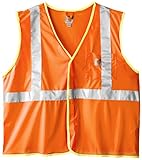 Carhartt Men's High Visibility Class 2 Vest,Brite Orange,X-Large