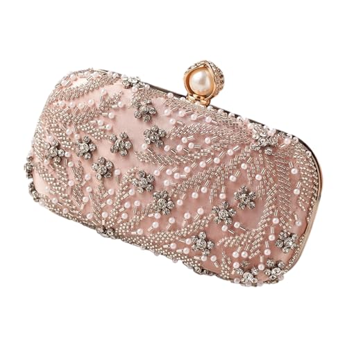 Sac à main brodé luxueux à compartiments sécurisés et finitions haute couture