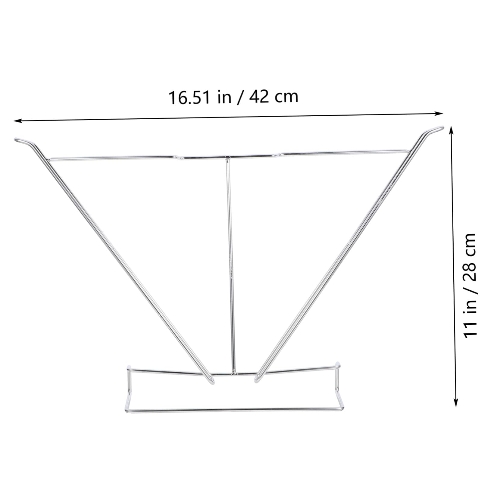 IMIKEYA Porta Coperchi da Parete in Acciaio Inox 304 Argento per Cucina