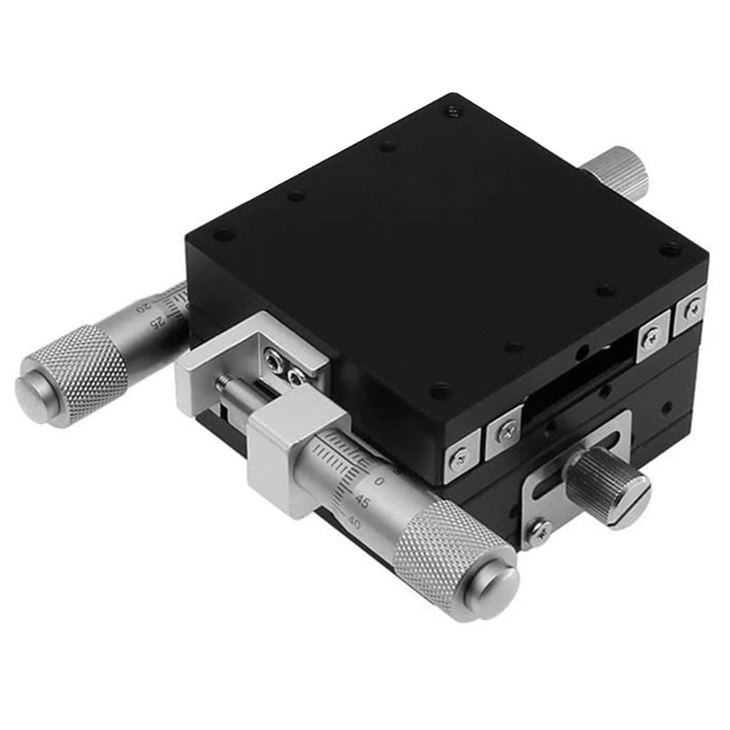 Piattaforma di scorrimento manuale con cuscinetto a sfera a rulli in acciaio, altezza 60 x 60 mm, altezza 1 m, per messa a punto e sostituzione di precisione (modello LGY60 R)