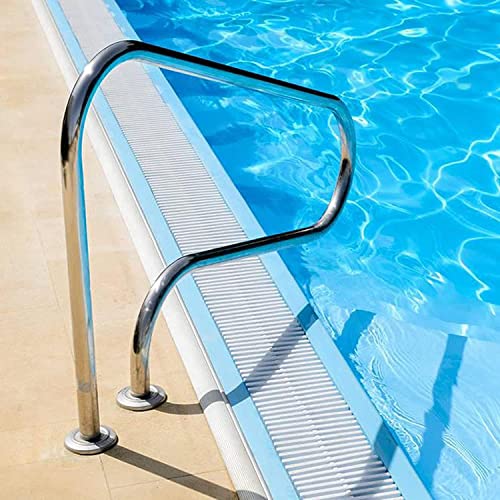 Barandilla para piscina en acero inoxidable 3 curvas miniatura 2