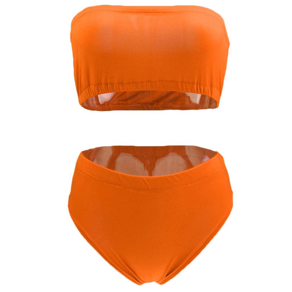 Womens Bandage Bikini Set Push-up Padded Swimsuit Swimwear M Orange | Clothing, Shoes & Accessories | Womens Clothing | Swimwear-image-35