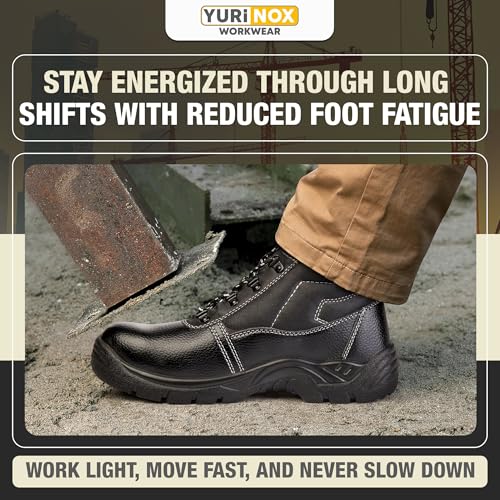 Boots Masters - Steel Safety Toe - Puncture-Proof Steel Sole - Utility Work Boots for Construction and Warehouse2