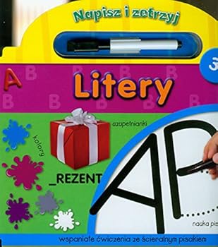 Paperback Litery. Napisz i zetrzyj (polish) [Polish] Book