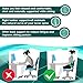 Samyoung Mesh Back Lumbar Support, Back Support Seat Cushion with Breathable Mesh for Office Chairs Car 12” x 16”