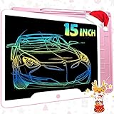 tabla para escribir precio 【Tamaño más grande y última tecnología】 La tableta de escritura utiliza la última tecnología LCD sensible a la presión, lo que garantiza una escritura más suave, clara y brillante. Pantalla LCD de 15 pulgadas sin radiación ni timidez, área de escritura más grande para grabar mejor lo que desea y proteger sus ojos más cómodos cuando lo usa.