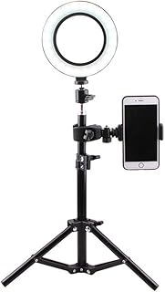 AVFORA HUANGXING - 6 inch Ring Light, LED Selfie Ring Light with 50cm Stand and Phone Holder 3 Light Modes Ring light for TikTok YouTube Vlogging Video Selfie Makeup