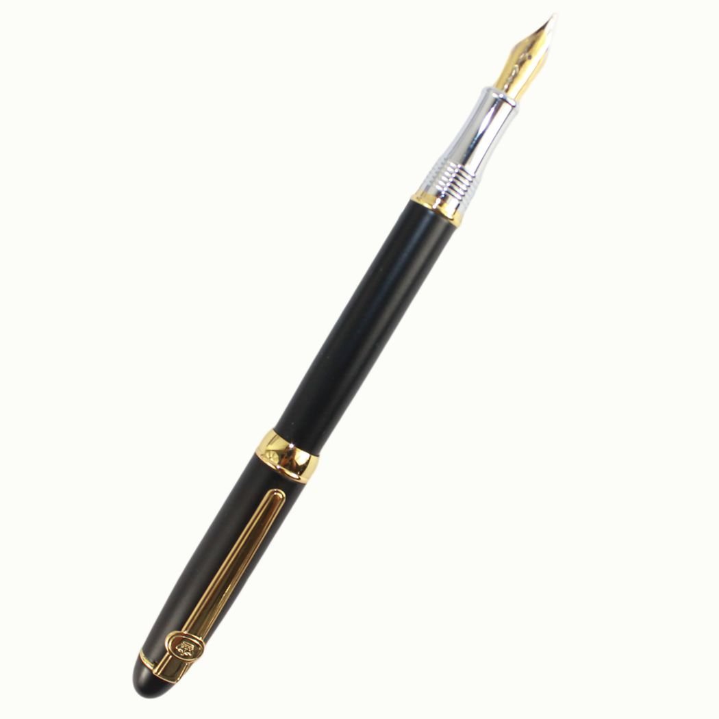 Comment nommen刻印万年筆 黒 ドゥルーズ万年筆 Comment nommen刻印