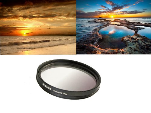 Grau Verlaufsfilter für Digitalkameras 52mm Filterdurchmesser Cover