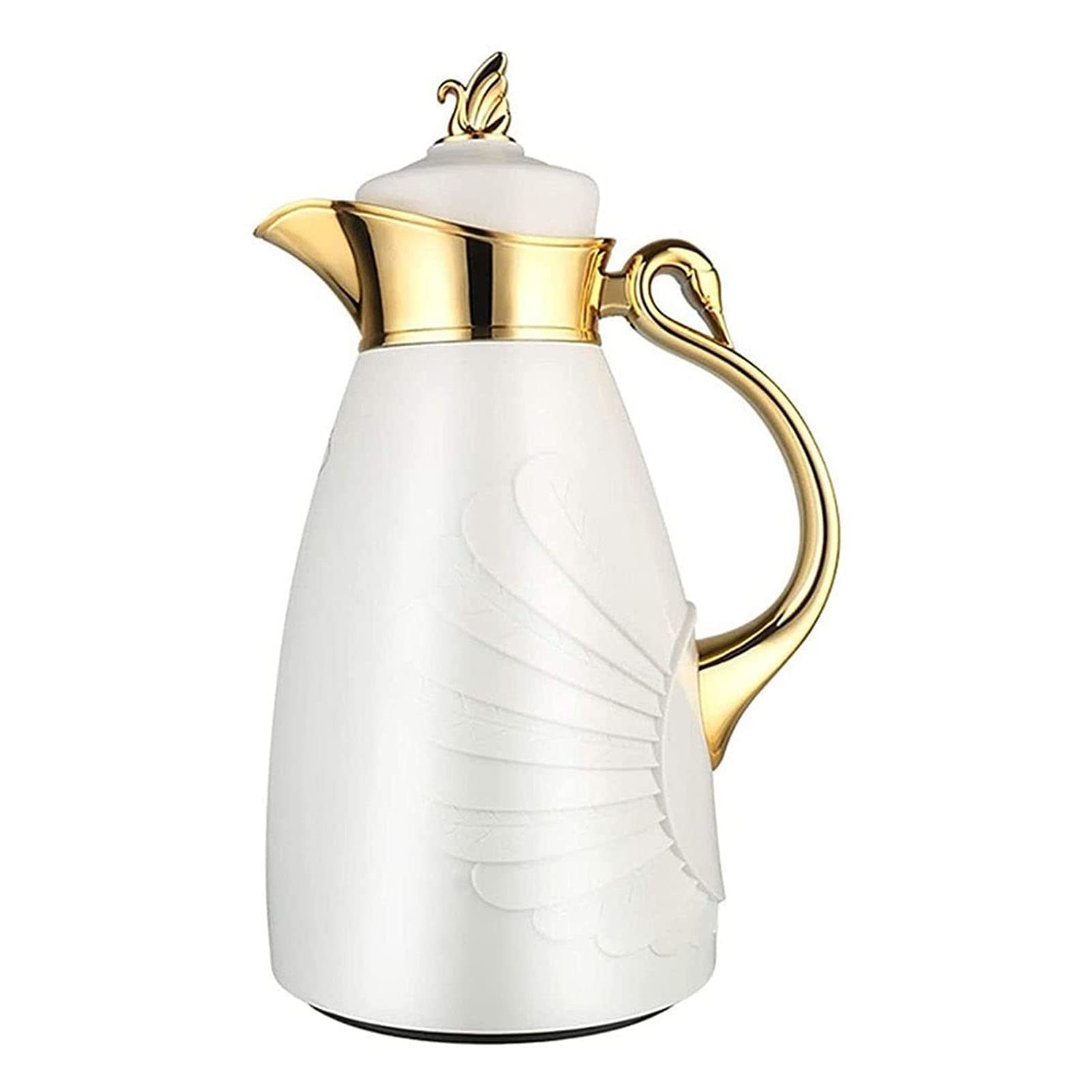 Izolowany dzbanek na kawę, 1500 ml, podwójna ścianka próżniowa termofor ciepła/zimna, karafka termiczna ze stali nierdzewnej na kawę, herbatę, sok, mleko w domu biurze