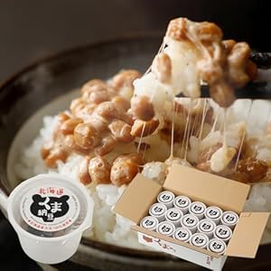 くま納豆 カップ 極小粒 40g×30個 北海道産大豆使用 冷凍保存可 たんぱく加水分解物 果糖ぶどう糖液糖 調味料 (アミノ酸等) 不使用 たれ付 マツコの知らない世界" 