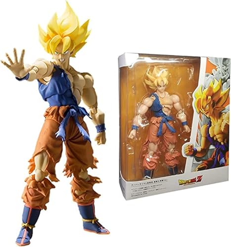 Goku Action Figure 6 Inch Super Saiya II Dragon Ball Figures Movie Version Dragon Ball Action Figures Dragon Ball Z Toys Best Gift