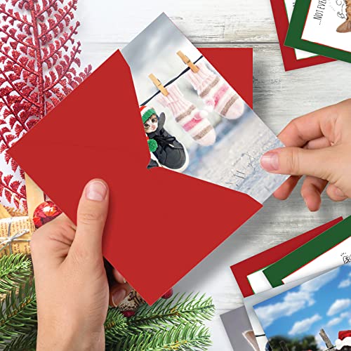 The Best Card Company - 12 Assorted Christmas Cards Bulk - Cute Boxed Greeting Card Assortment, Kids Xmas - Merry Catsmas A5647Xsg-B1X12 #TOP7