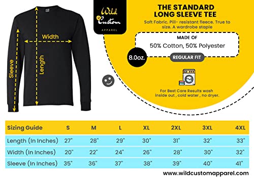 wild custom apparel Hubby Dad King Wife Mom Queen Best Matching Couples Long Sleeve Shirt2