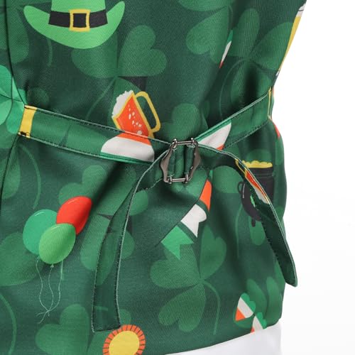 Image of yolsun Men's Mardi Gras Vest 3D-Print Festival Party Holiday Waistcoats Mardi Gras Outfit
