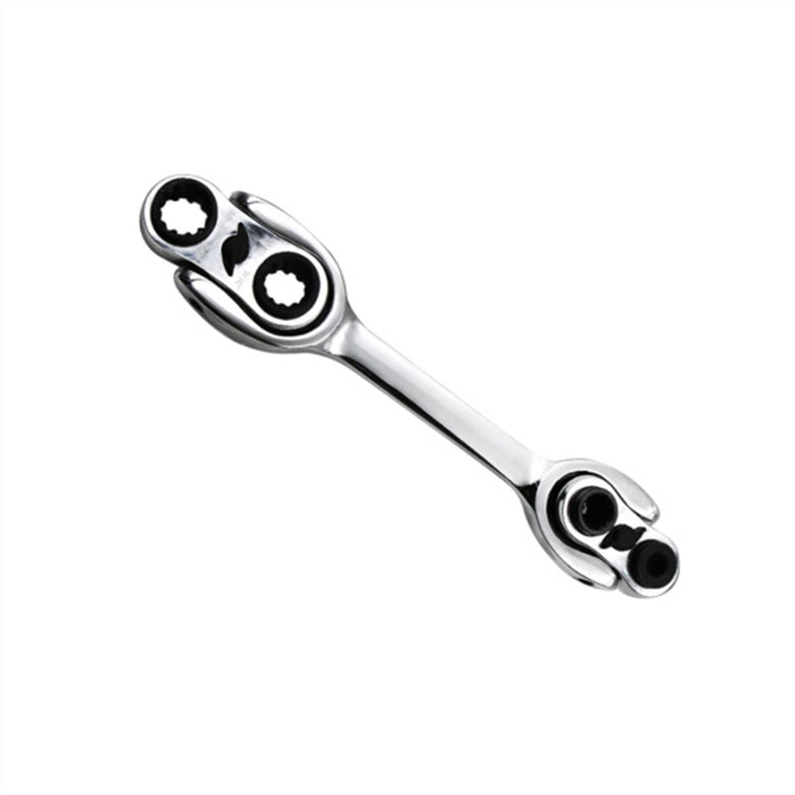 Juego de Llaves, Llave Inglesa, Llave de trinquete con Extremo de Caja Doble, Ranura métrica Universal, Cabeza Flexible XL, Llave de Cambio Profesional 34 en 1