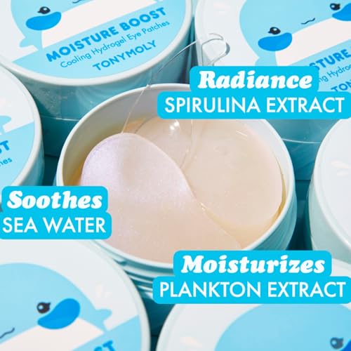 TONYMOLY Hydrogel Eye Patches, Refreshing & Hydrating Eye Patches for Tired Under Eyes, Restores Skin Barrier & Reduces Dark Circles, Plump & Smooth Under Eyes - Image 3