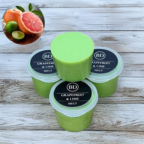 Grapefruit and Lime - 100% Soy Wax Scented Melts, Single Melt Pot