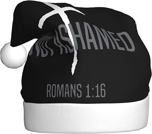 Religious Christian Faith Jesus Christmas Hat Men Womens Xmas Holiday Hat Unisex Party Supplies For Christmas Party Hats