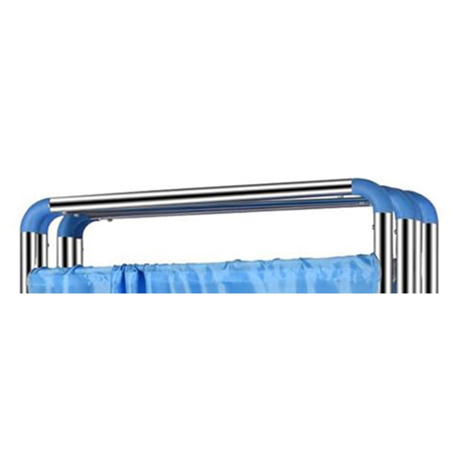 Folding Rolling Privacy Screen, Medical Privacy Screen On Wheels, 6ft Tall Foldable Room Divider Temporary Fence For Clinic/Patient/Exam Room