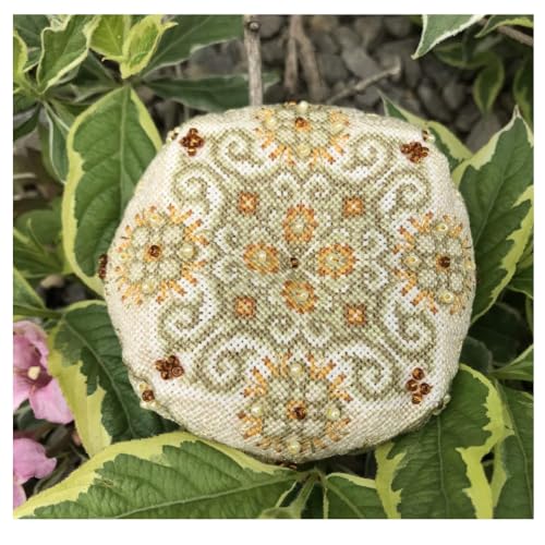 Image of RIOLIS - Biscournu Fantasy 1227, Cross Stitch Kits 3.25 inchx3.25 inch, Cross Stitch Kits for Beginners & Advanced, Crossstitching Kits Adult, Counted Stitching Kits, Embroidery Kit