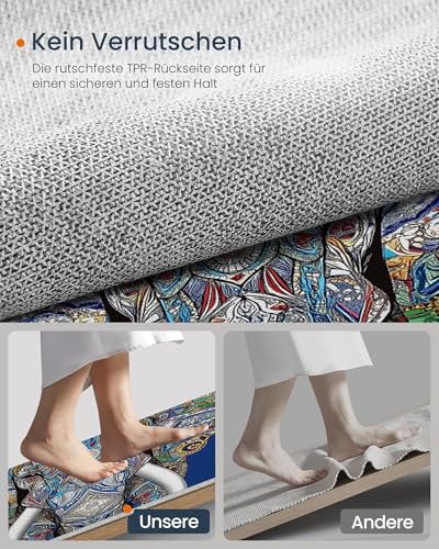 Tapis de salon bohème antidérapant pour sécuriser et adoucir vos sols