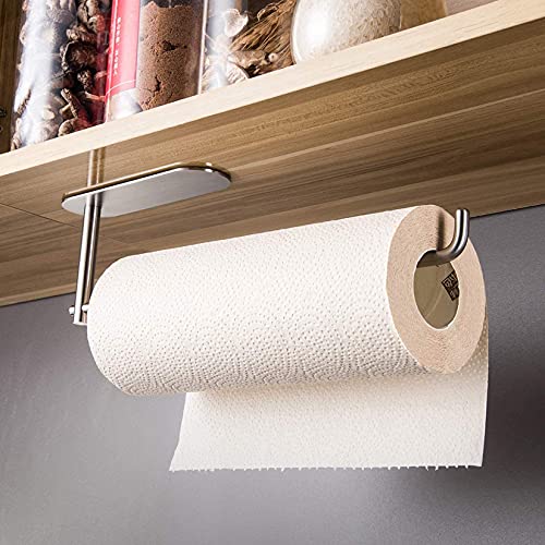 Yigii Paper Towel Holder + Toilet Paper Holder, No Drilling For Bathroom Kichen, Stainless Steel #TOP1