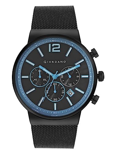Giordano Analog Stylish Watch for Men & Boys Water Resistant Fashion Watch Round Shape with Multi-Functional Wrist Watch to Compliment Your Look/Ideal