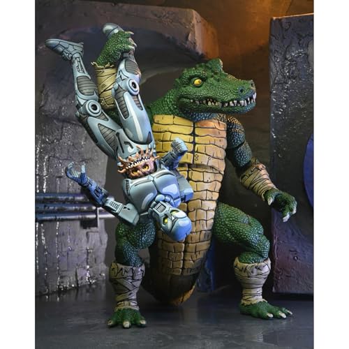 Image of NECA - Teenage Mutant Ninja Turtles (Mirage Comics) - Leatherhead Deluxe 7 inch Scale Action Figure
