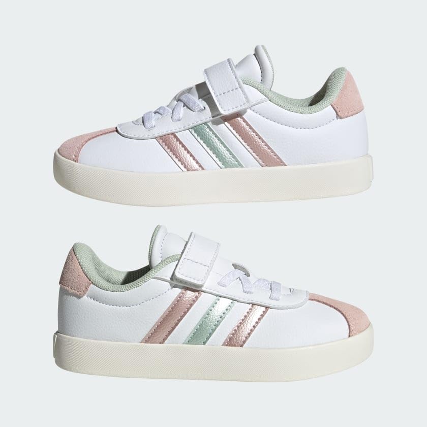 Image of Adidas Unisex-Child Vl Court 3.0 Skateboarding Shoes (Little Kid)