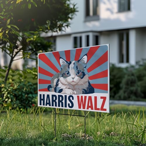 Vubu Gifts Harris Waltz Cat Lady Yard Sign thumb #3